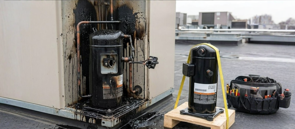 HVAC Compressor Burnout, HVAC Compressor American HVAC Corp